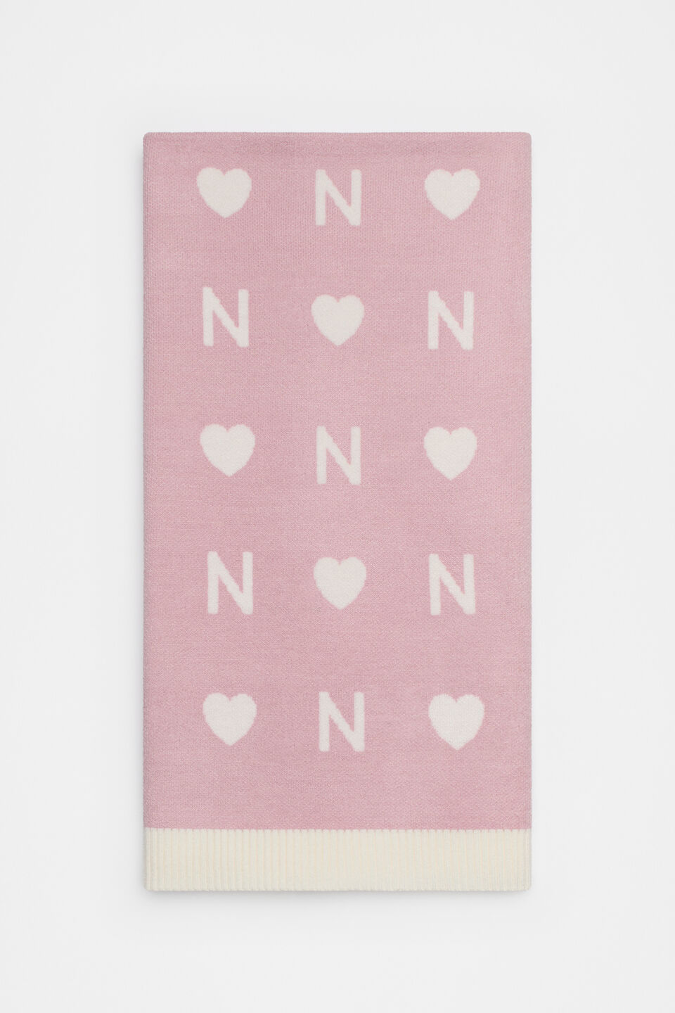 Heart Initial Blanket  N