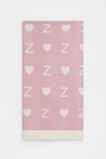 Heart Initial Blanket  Z  hi-res