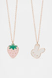 Bunny Greeting Card And Necklace  Multi  hi-res