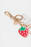 Bunny Initial Charm Keyring  B  hi-res