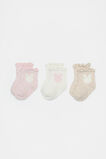 Bunny Sock 3 Pack  Multi  hi-res