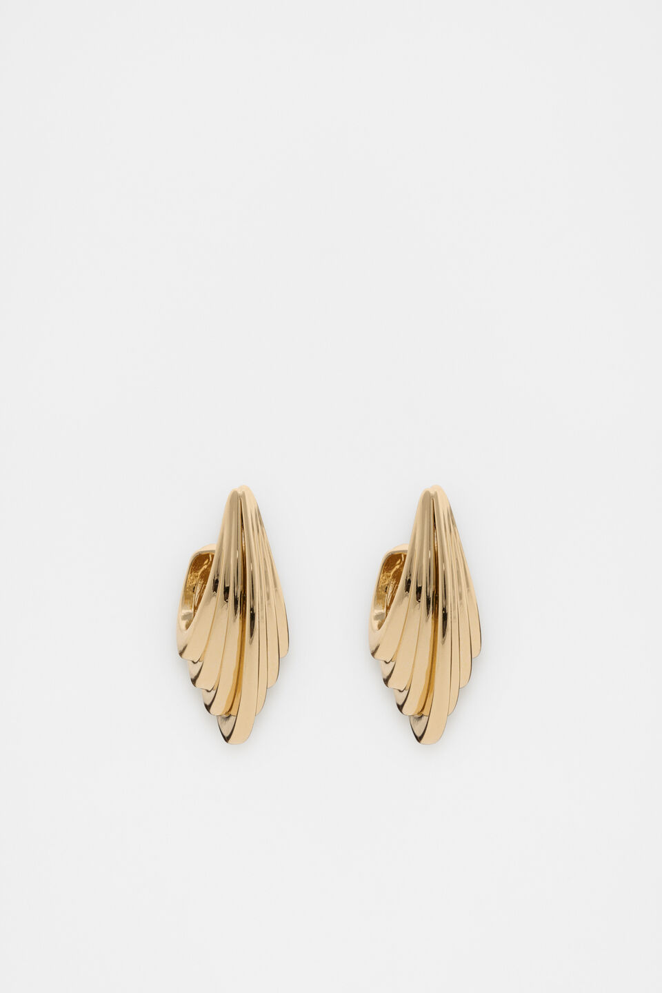 Vintage Layered Hoop  Gold