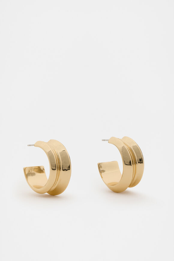 Crooked Hoop  Gold  hi-res
