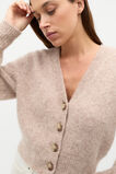 Lofty Button Knit Cardigan  Cookie Marle  hi-res