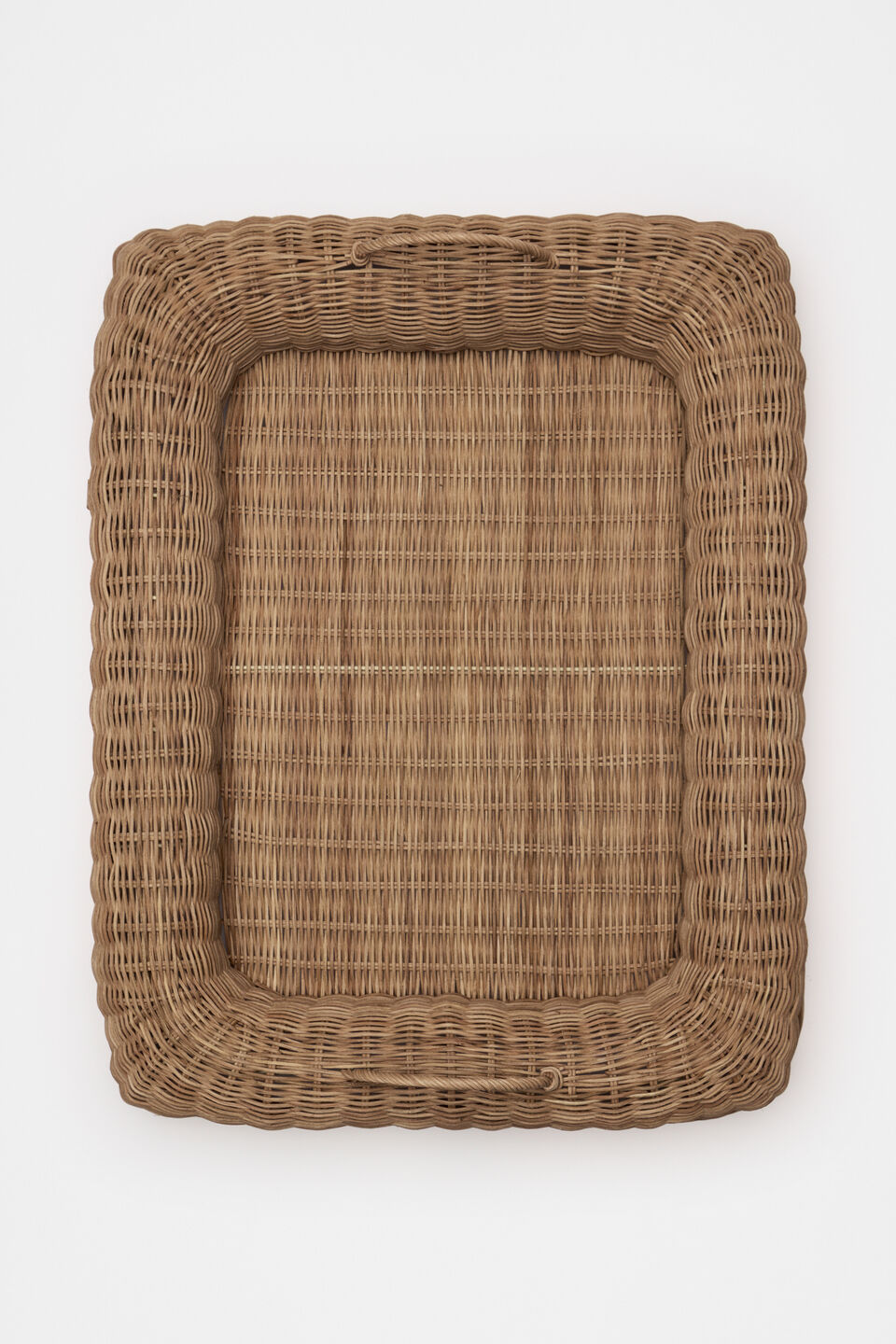 Adele Rattan Serving Tray  Natural