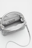 Framed Woven Pouch  Silver  hi-res