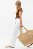Denim Pocket Jean  White  hi-res