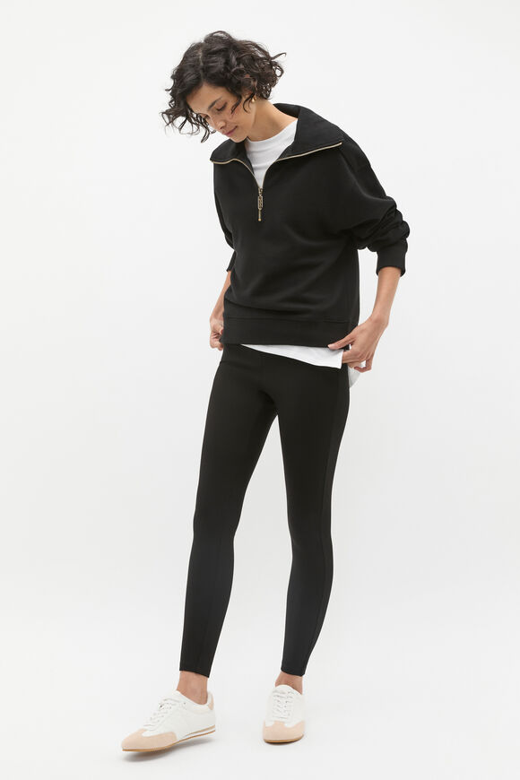 Ponte Legging  Black  hi-res