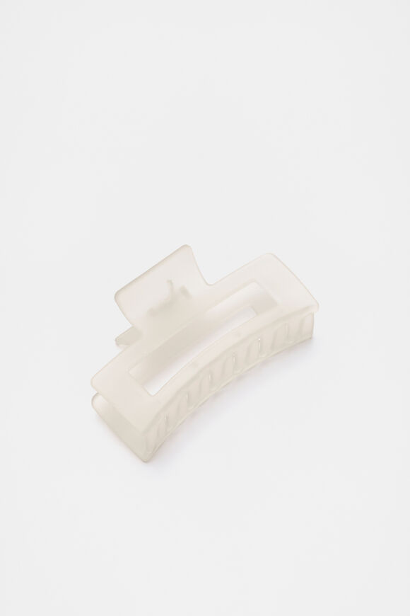 Rectangle Hair Claw  Oat  hi-res