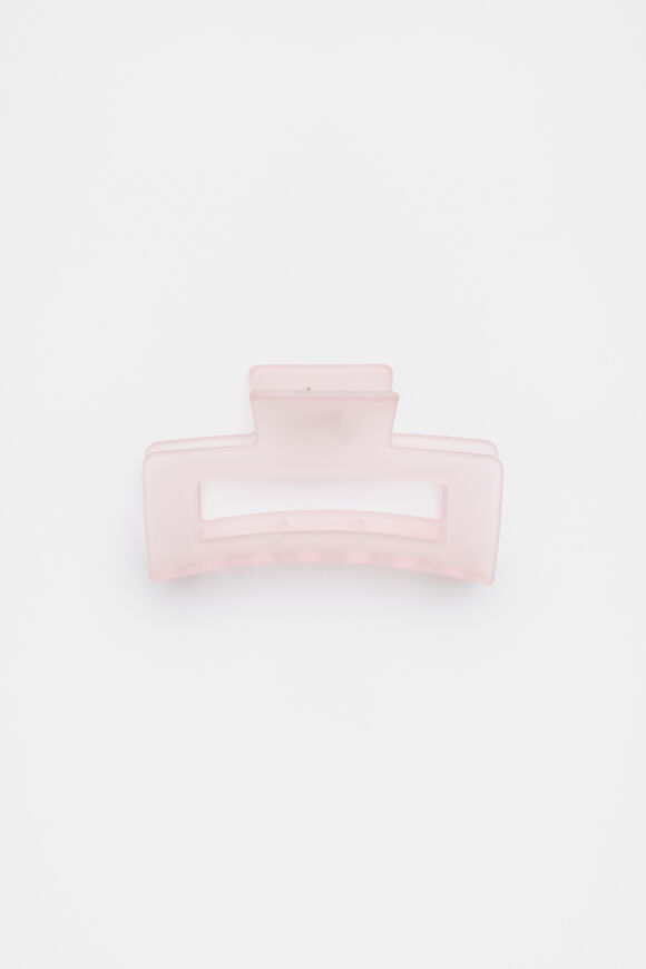 Rectangle Hair Claw  Rose Petal  hi-res