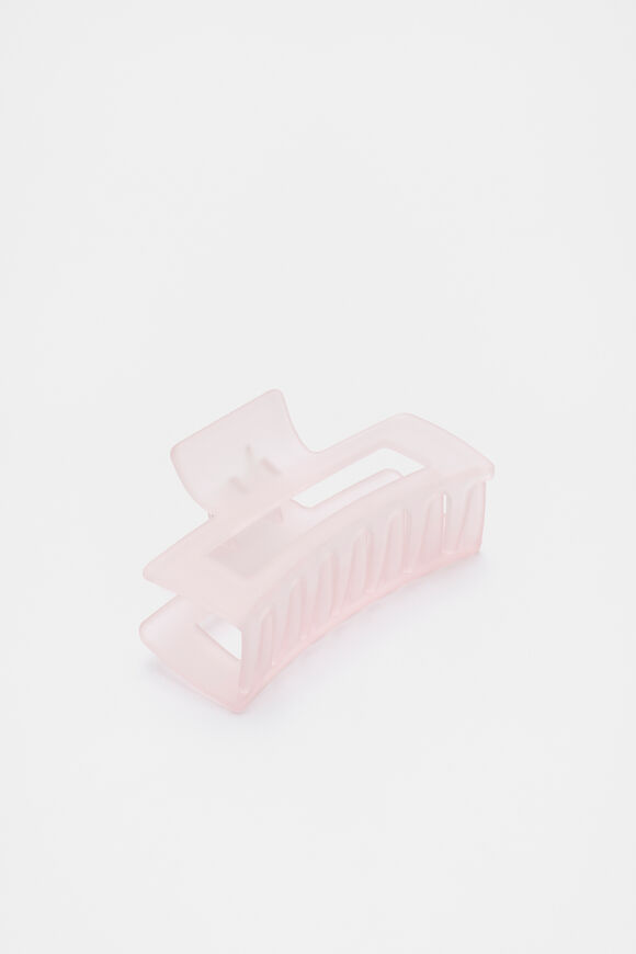 Rectangle Hair Claw  Rose Petal  hi-res