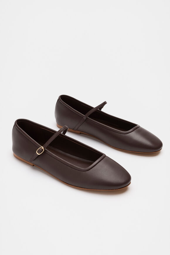 Kai Ballet Flat  Dark Espresso  hi-res