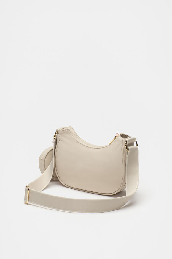 Seed Essential Logo Crossbody Bag  Cool Sand  hi-res