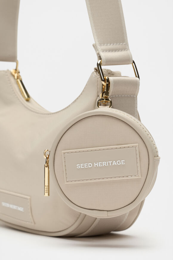 Seed Essential Logo Crossbody Bag  Cool Sand  hi-res