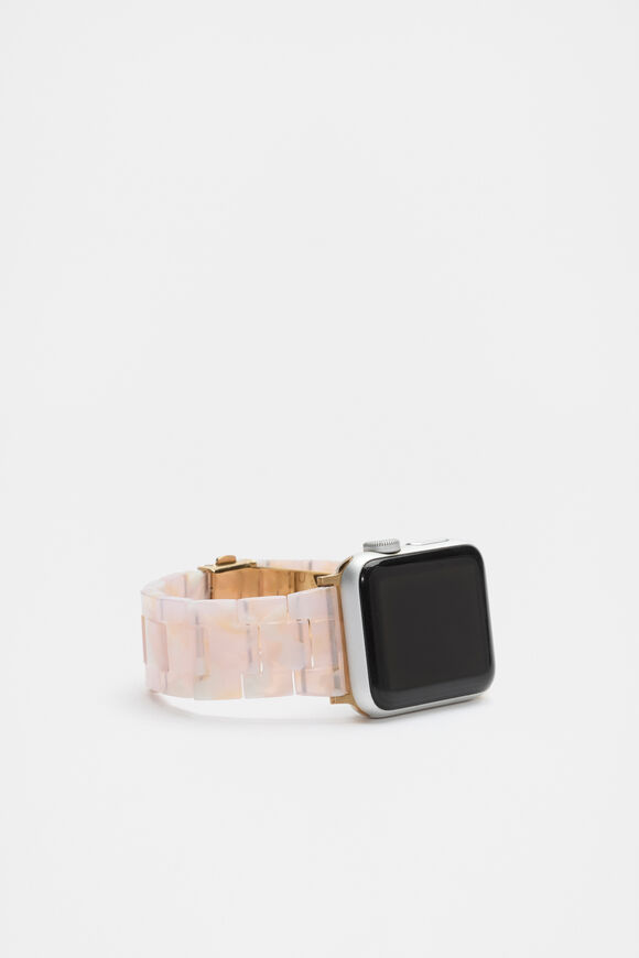 Resin Smart Watch Band  Rose Petal  hi-res