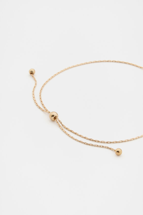 Micro Letter Toggle Bracelet  C  hi-res