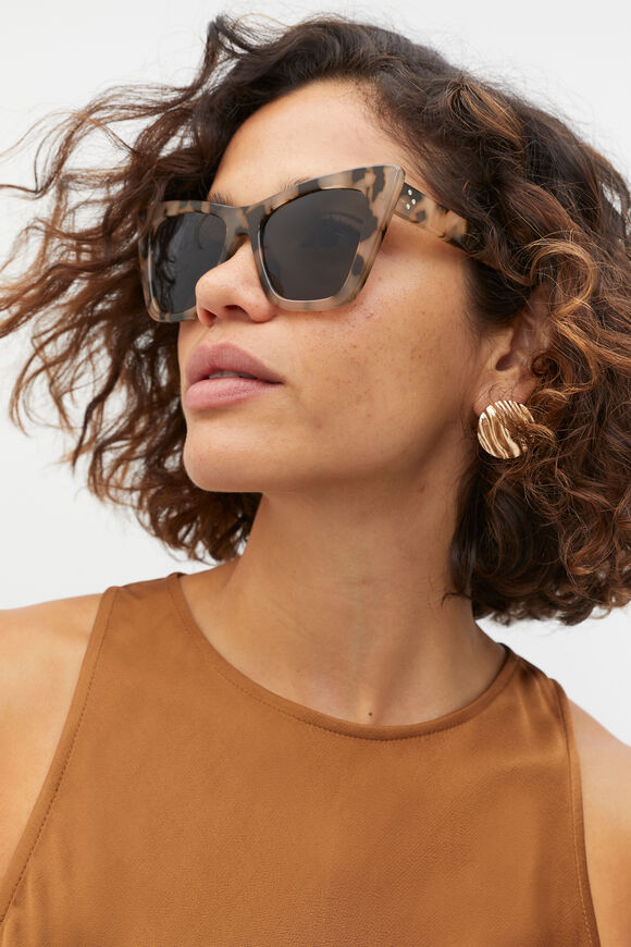 Paola Designer Catseye Sunglasses  Milky Tort  hi-res