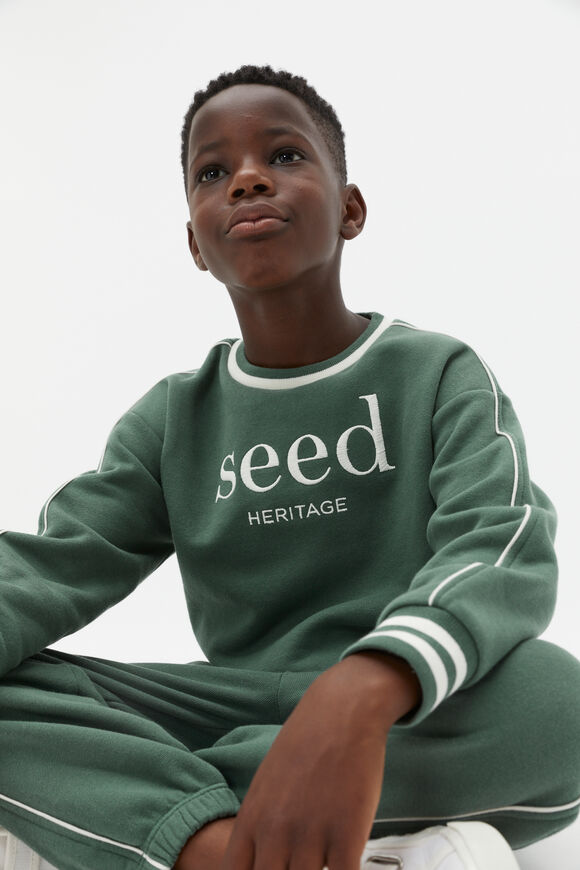 Core Logo Sweat  Khaki  hi-res