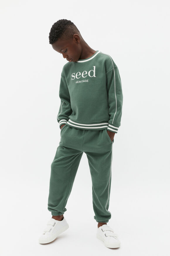 Core Logo Sweat  Khaki  hi-res