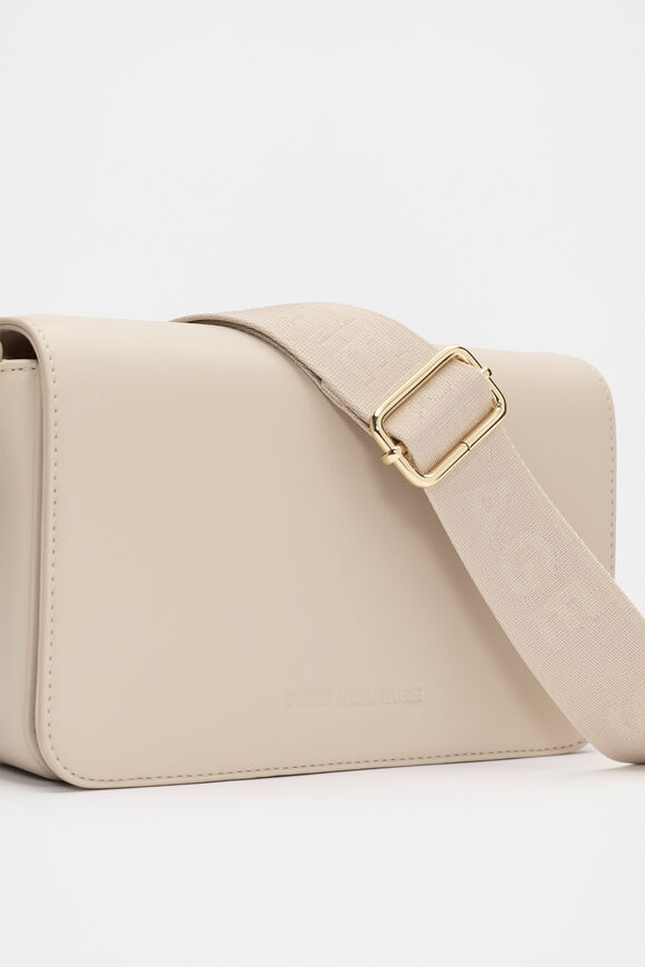 Logo Trim Crossbody Bag  Oat  hi-res
