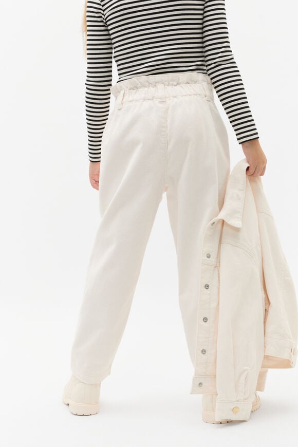 Paperbag Cord Pant  Classic Cream  hi-res