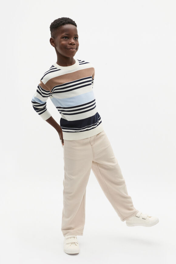 Stripe Crew Knit  Multi  hi-res