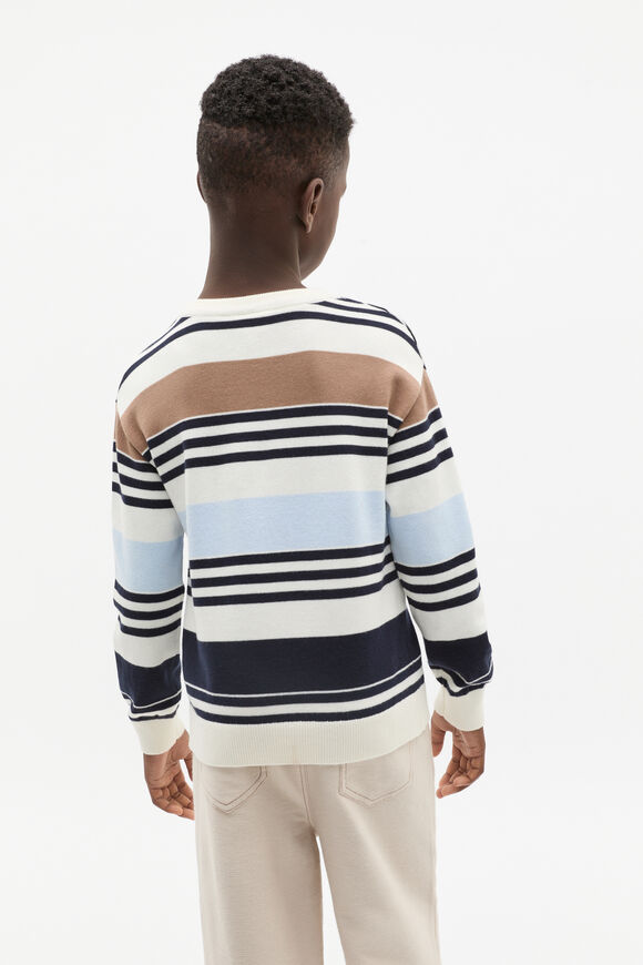 Stripe Crew Knit  Multi  hi-res