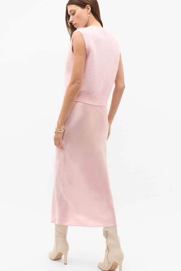 Lofty V Neck Vest  Rose Petal Marle  hi-res