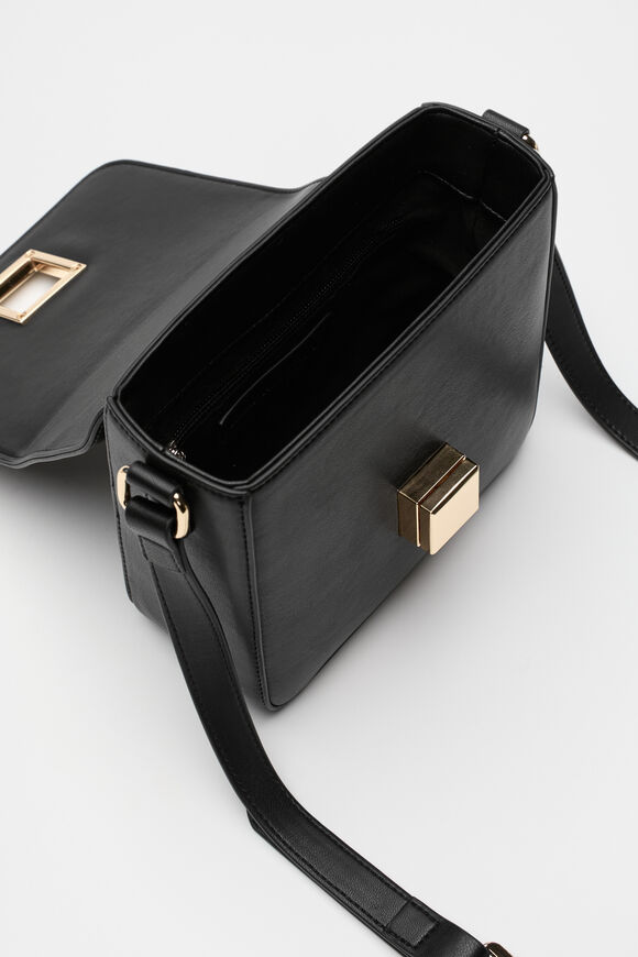 Boxy Crossbody Bag  Black  hi-res