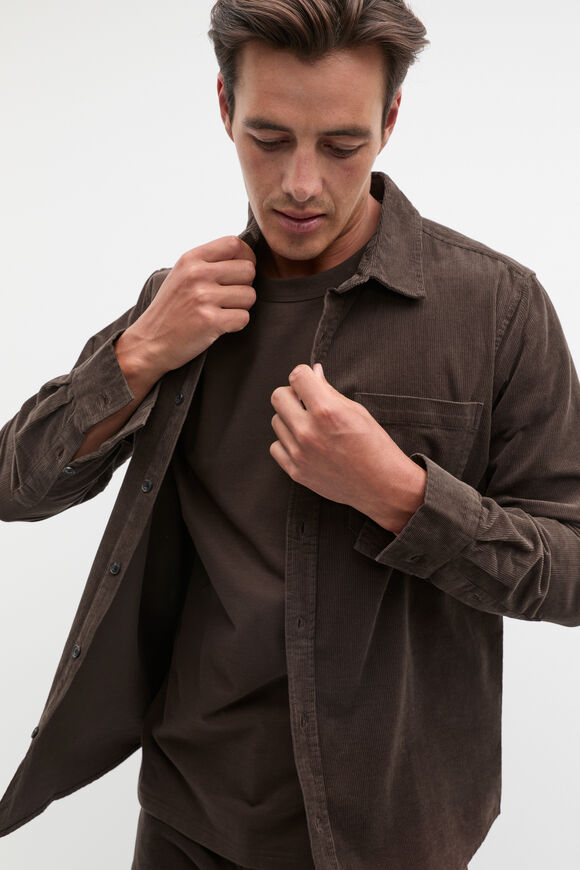 Cord Shirt  Dark Espresso  hi-res
