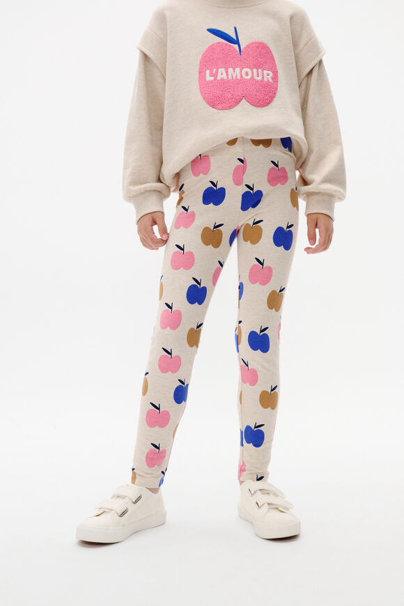Apple Legging  Oat Marle  hi-res