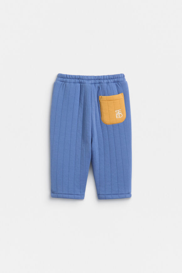 Double Quilted Pant  Moody Blue  hi-res
