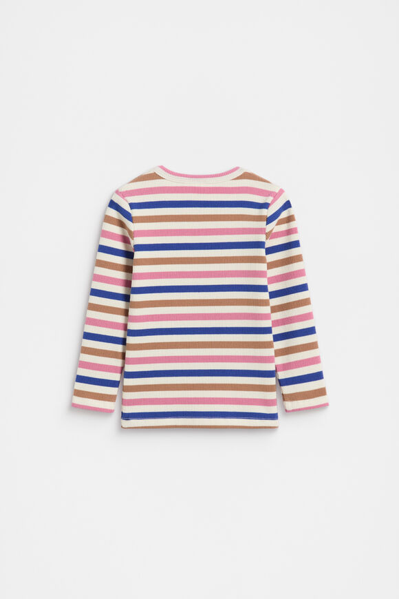 Stripe Rib Tee  Multi  hi-res