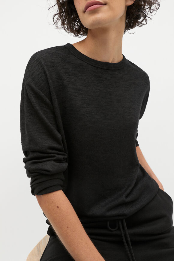 Supersoft Long Sleeve Top  Black  hi-res