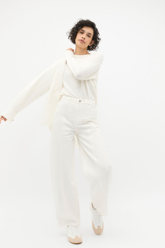 Supersoft Long Sleeve Top  Cloud Cream  hi-res