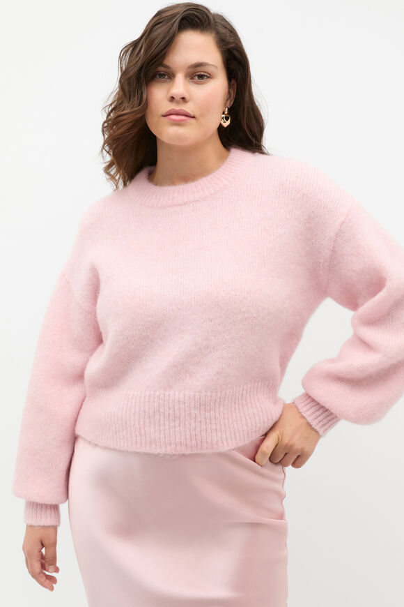 Lofty Crew Neck Knit  Rose Petal Marle  hi-res