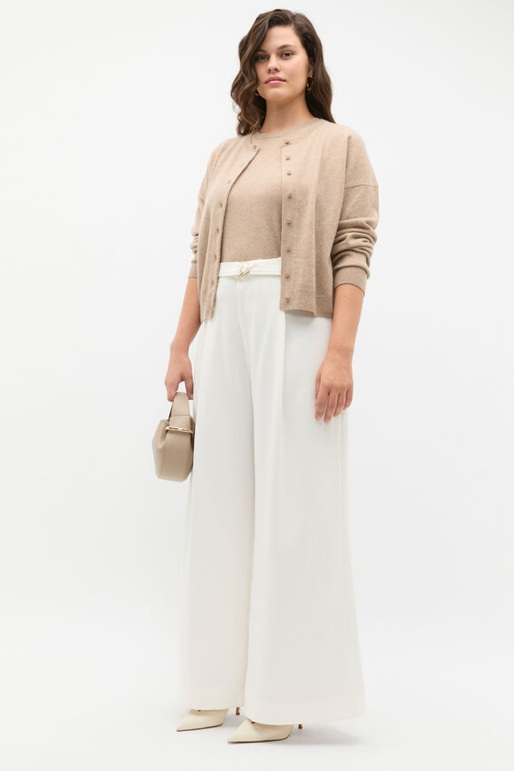 Cashmere Knit Vest  Cookie Marle  hi-res