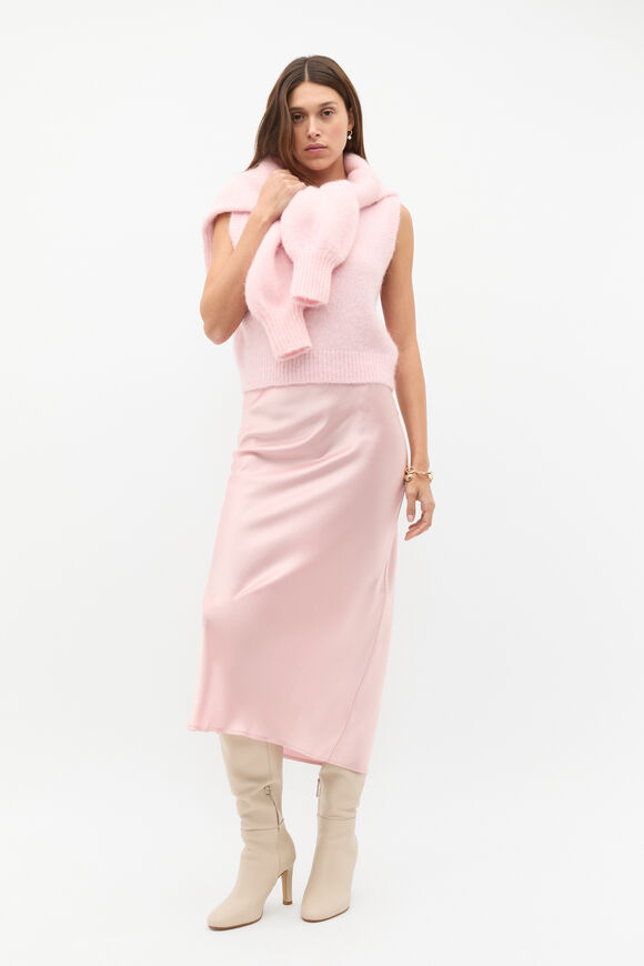Satin Slip Skirt  Rose Petal  hi-res
