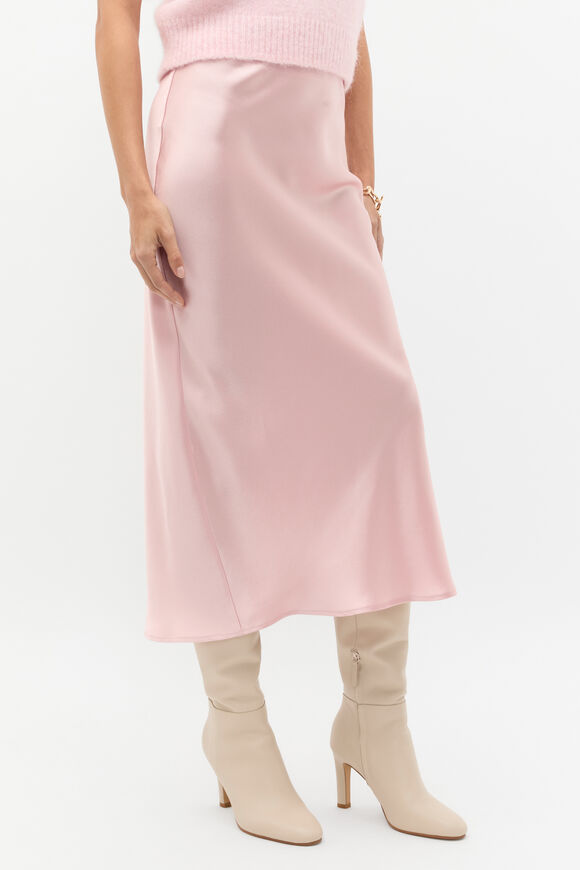 Satin Slip Skirt  Rose Petal  hi-res