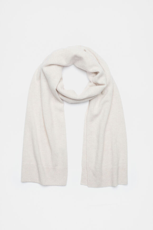 Cashmere Scarf  Oat Marle  hi-res