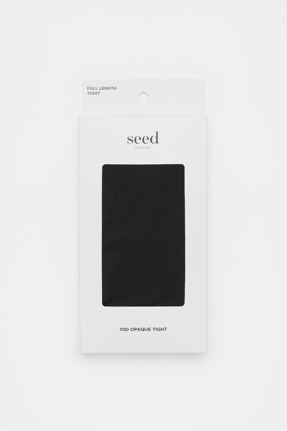 70 Denier Opaque Tight  Black  hi-res