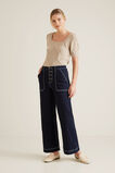 Square Neck Cable Knit    hi-res