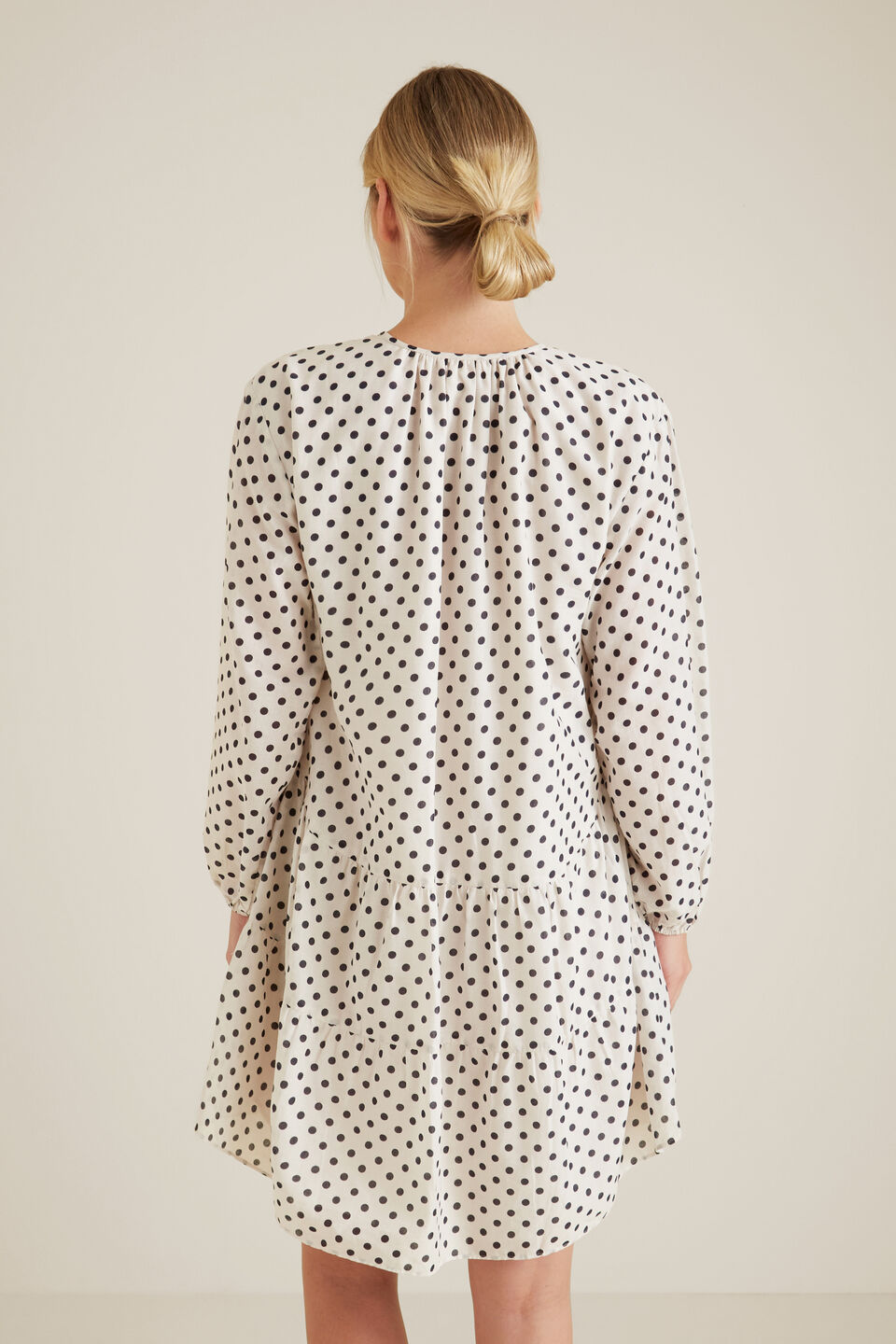 Spotty Tiered Dress  