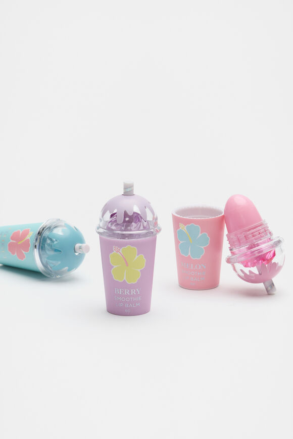 Hibiscus Smoothie Lipbalm Trio  Multi  hi-res