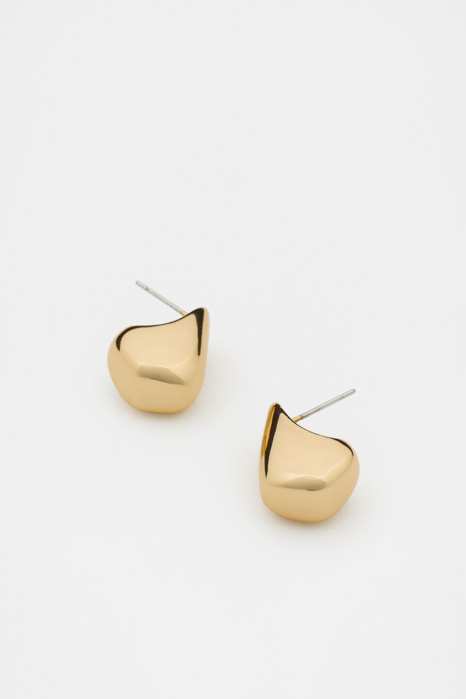 Angular Hoop  Gold