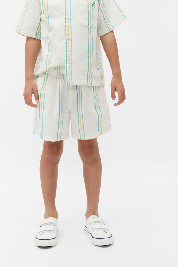 Stripe Short  Milk  hi-res