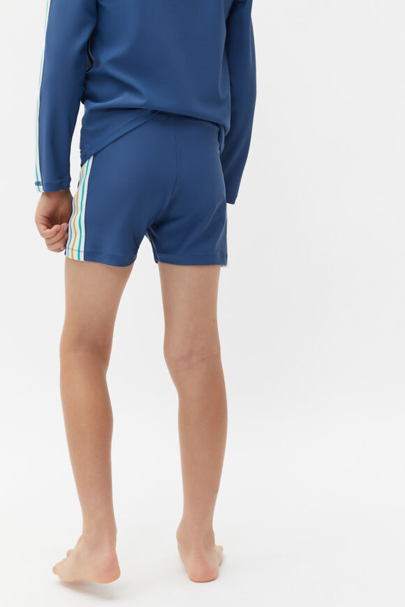 Side Stripe Swim Short  Airforce Blue  hi-res