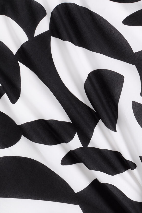 Geo Print Sarong  Black  hi-res