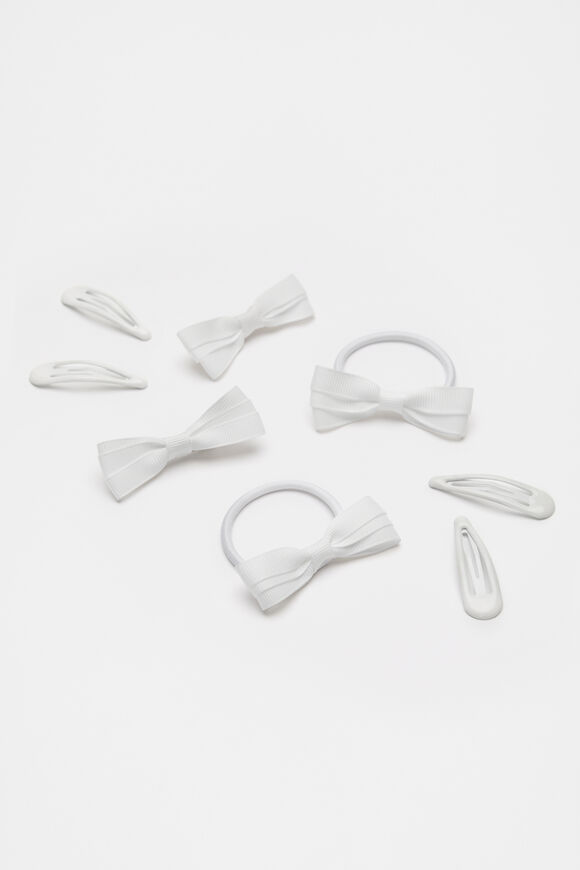 Back To School Hair Set  White  hi-res