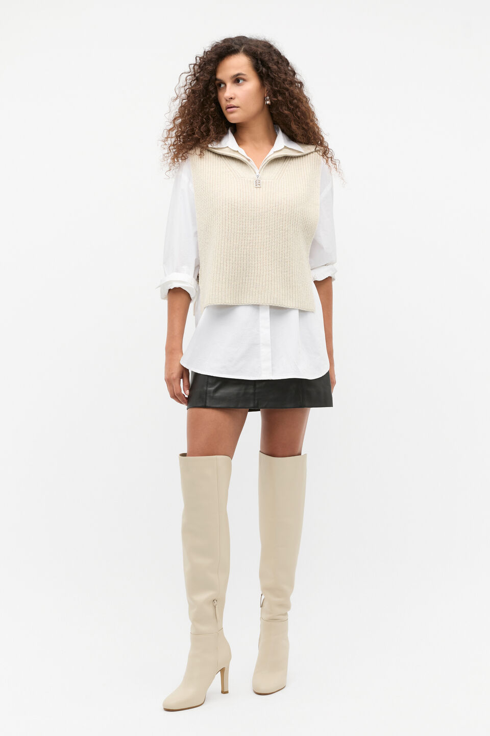 Sloan Over The Knee Boot  Oat